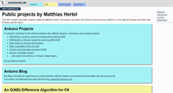 Desktop Screenshot of mathertel.de